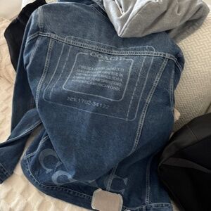 Coach Denim Jacket with removable hoodie